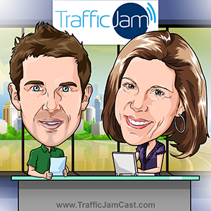 Sarah Santacroce with James Reynolds on Traffic Jam